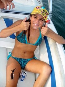 Amazing big tits coed in