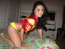 Busty babe deep swallow my